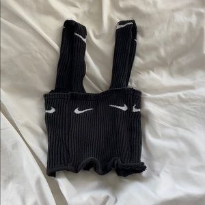 Nike sock crop top